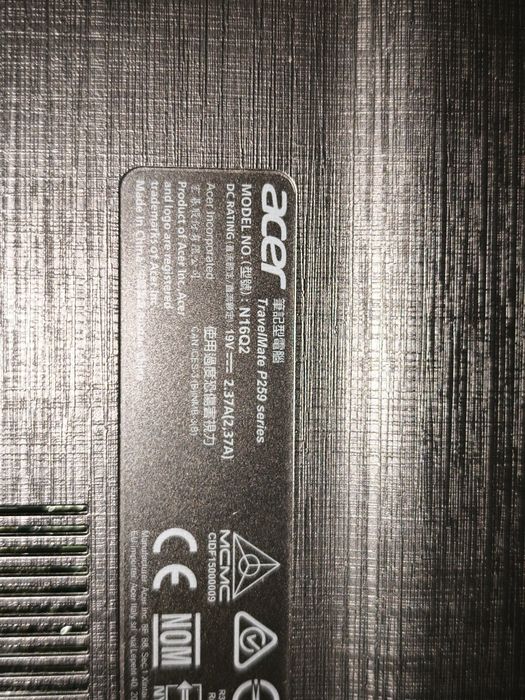 Laptop Acer TravelMate P259 model N16Q2