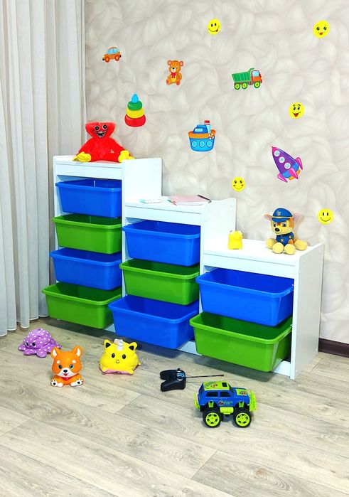 ‼️ЗРУЧНИЙ‼️Сортувальна станція для іграшок стелаж для іграшок комод
