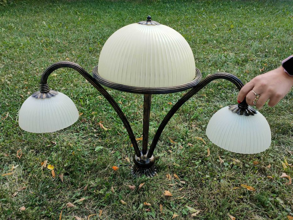 Żyrandol metalowy 6 żarówek E27