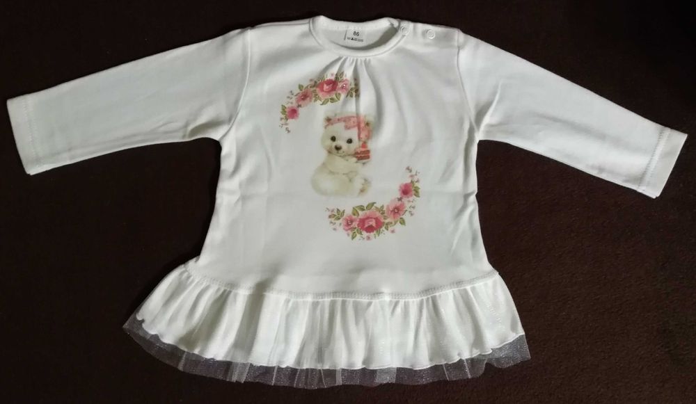 Nowa bluzeczka rozm. 86 z długim rękawem