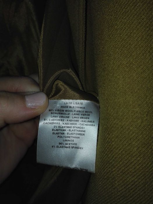 Marynarka żakiet wełna wool virgin kaszmir 48 50