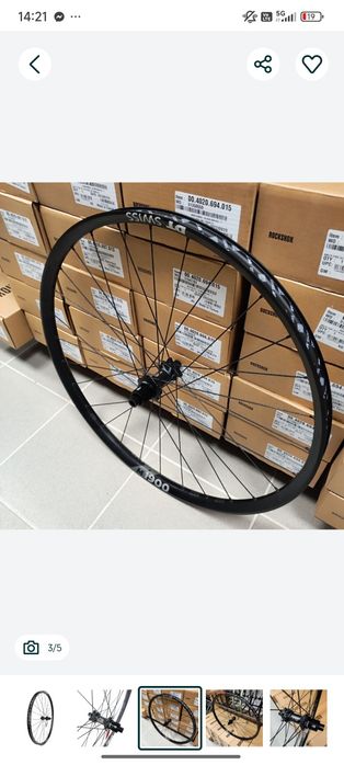 Tylne koło DT Swiss M 1900 SPLINE – 29" | 30mm | Clincher | 6-śrubowe