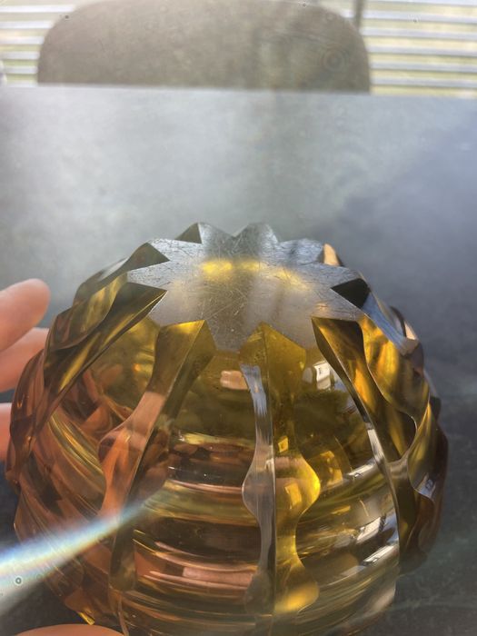 Wazon Huta Niemen Art Deco n. Hortensja Józefina Ćmielów kula