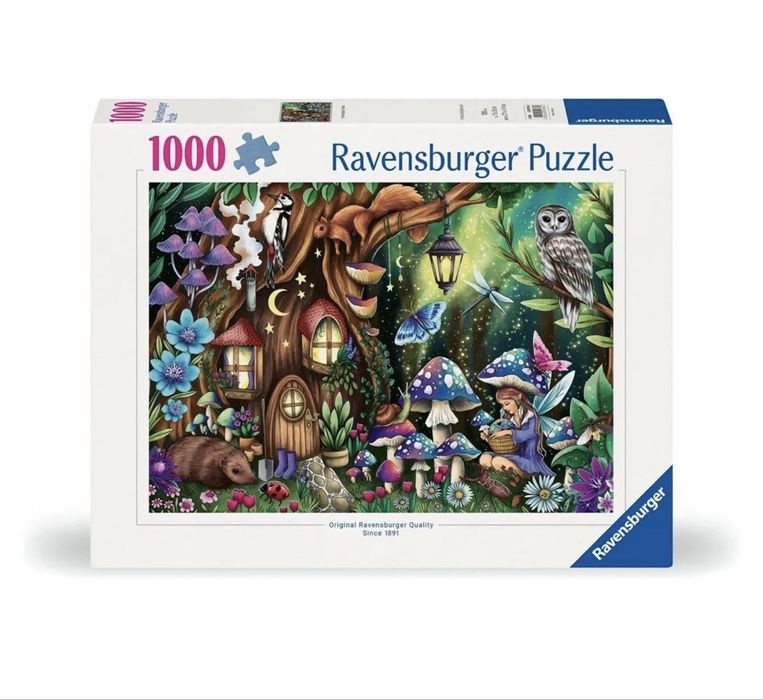 Puzzle 1000 elementow, baśniowa kraina, Ravensburger