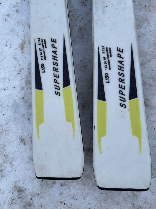 Komplet narciarski juniorski buty Lange 298mm, narty Head 150cm