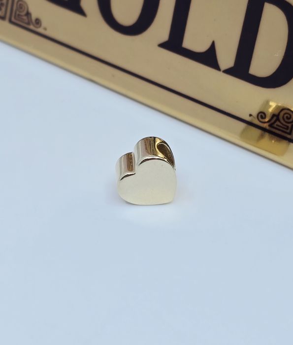 Złoty charms serce próba 585 14k