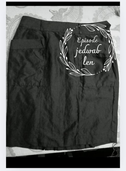 Spódnica jedwab (silk) i len Episode