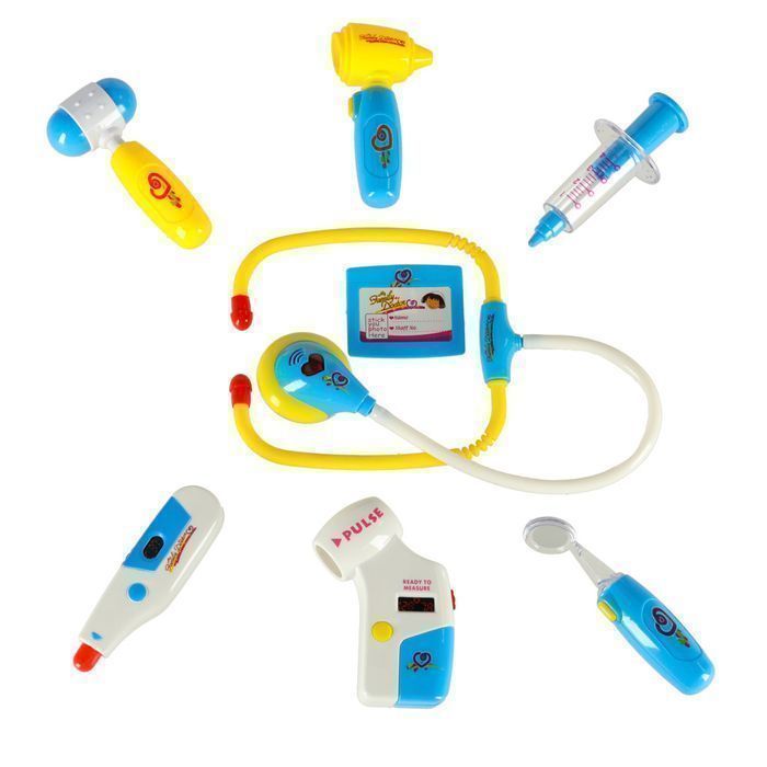 Zestaw Lekarza w Walizce Mały Doktor Światła niebieski