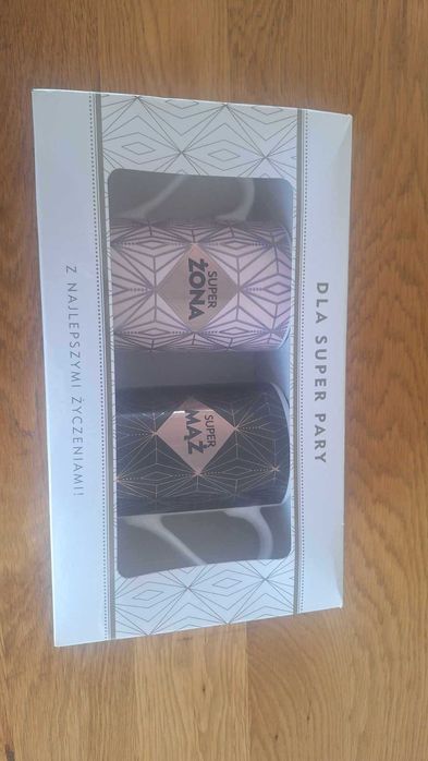 MĄŻ I ŻONA / zestaw kubków dla pary