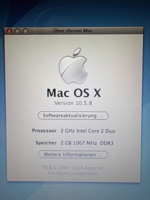 MacBook Antigo (macOS 10) – A Funcionar Perfeitamente – 90€