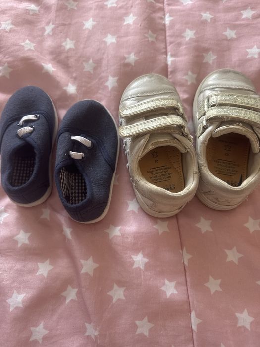 Tenis bebe menina/menino Geox n 22, Mó kids n 20 (novos)