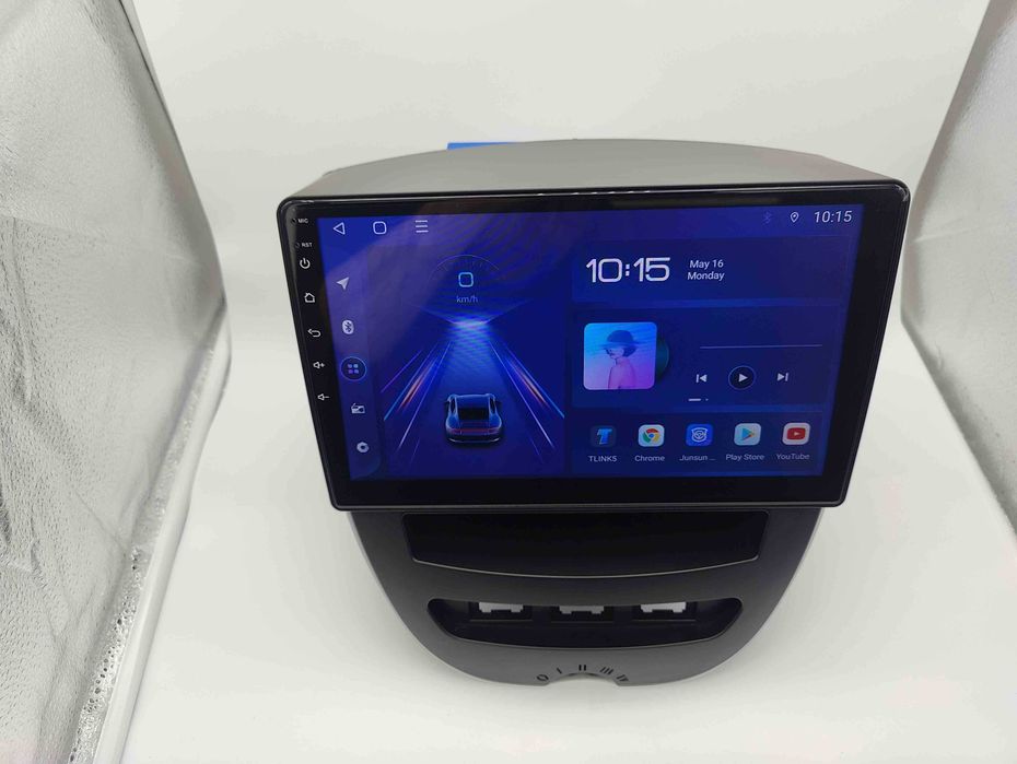 Rádio Android Peugeot 107 -CITROEN C1 -TOYOTA AYGO •BLUETOOTH-câmara