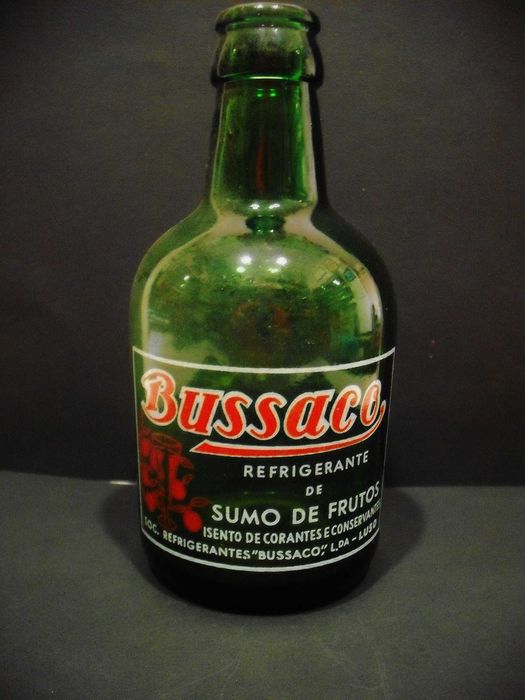 Vintage Bussaco Soft Drink Bottle - Pyroengraved
