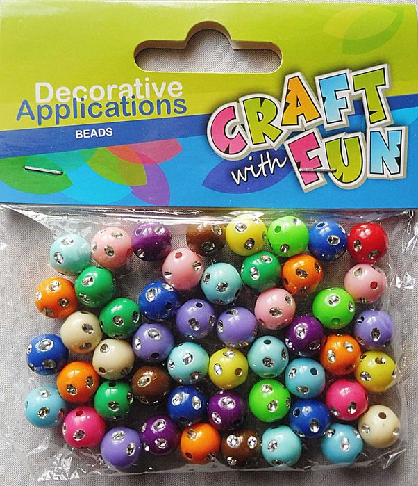 Koraliki do nawlekania różne 4 opakowania nowe