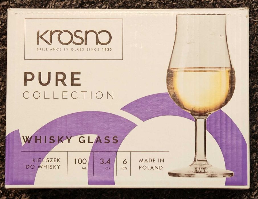 Krosno kieliszki do degustacji whisky Pure 110 ml