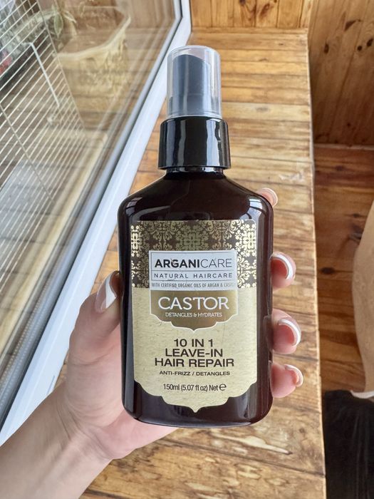 Відновлювальна сироватка для волосся Argani Care Castor Oil 10 в 1