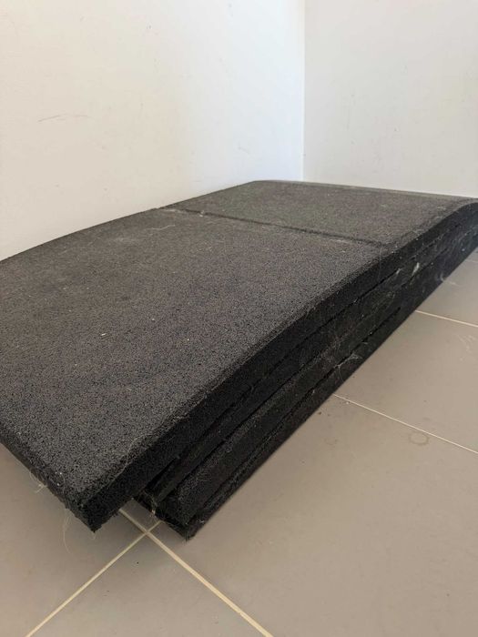 4 Placas de Borracha de Pneu para acesso a garagem - 100x50x4cm
