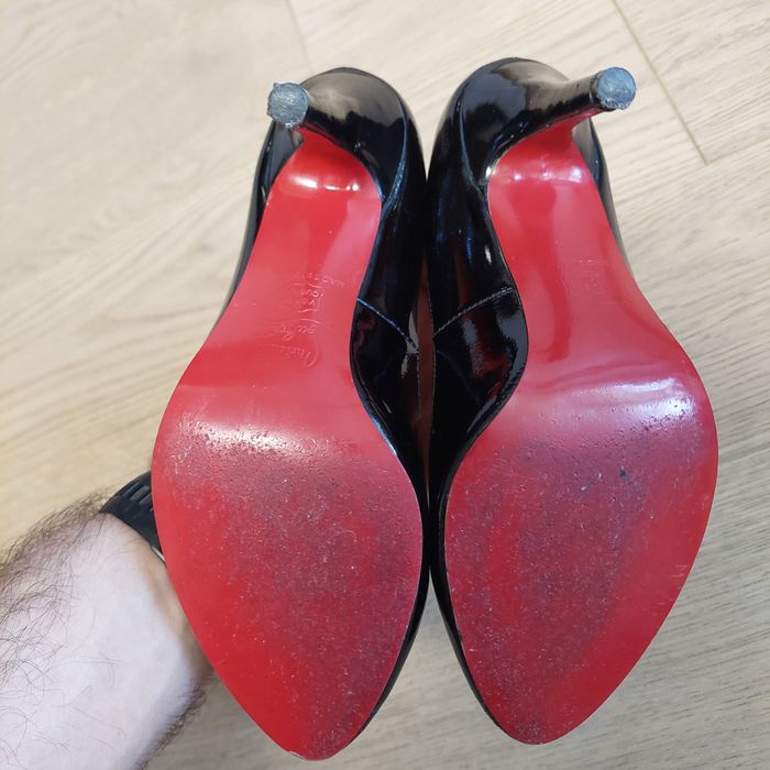 Christian Louboutin Decollete 100 Patent Black