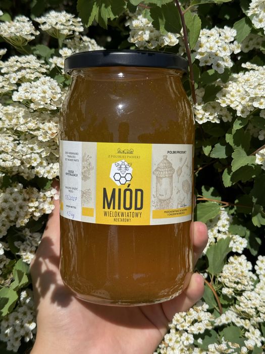 Miód wielokwiatowy 2 sloiki