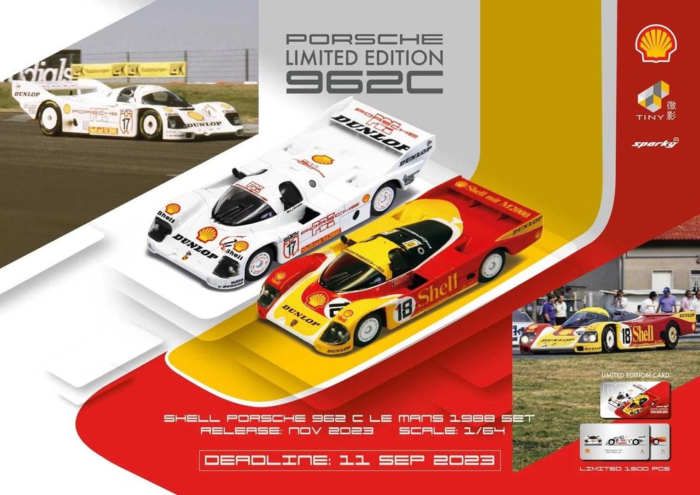 Tiny Toys - Combo: 2x Dauer Porsche 24h Le Mans 1994 - 1/64