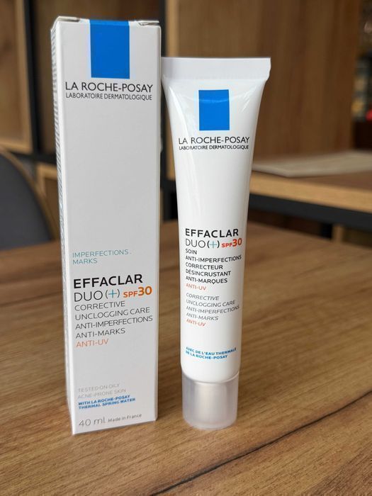 Крем для обличчя La Roche-Posay Effaclar Duo (+) SPF30 проти акне та постакне, 40 мл оригінал
