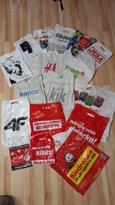 Stare retro reklamówki 18 szt