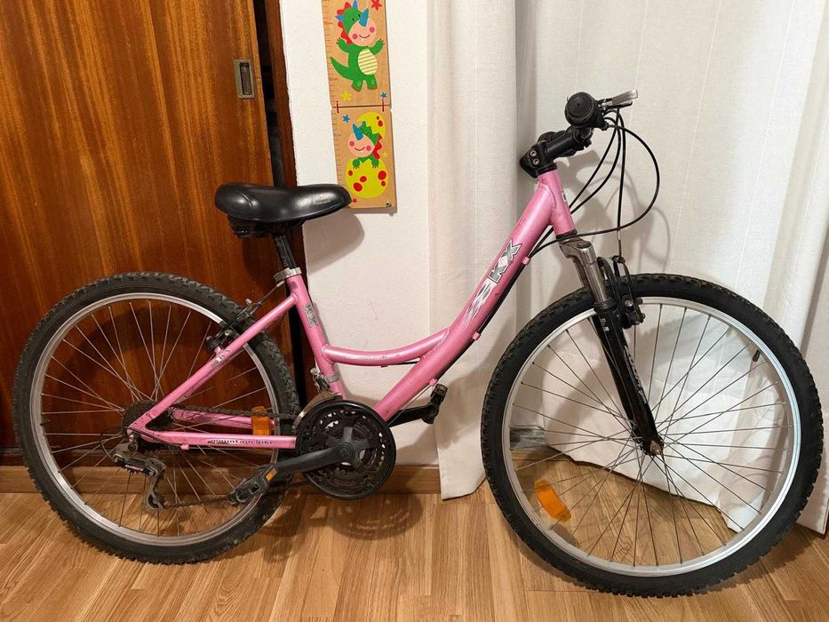 Bicicletas aro 26 e aro 16 usadas - conjunto mãe e filha