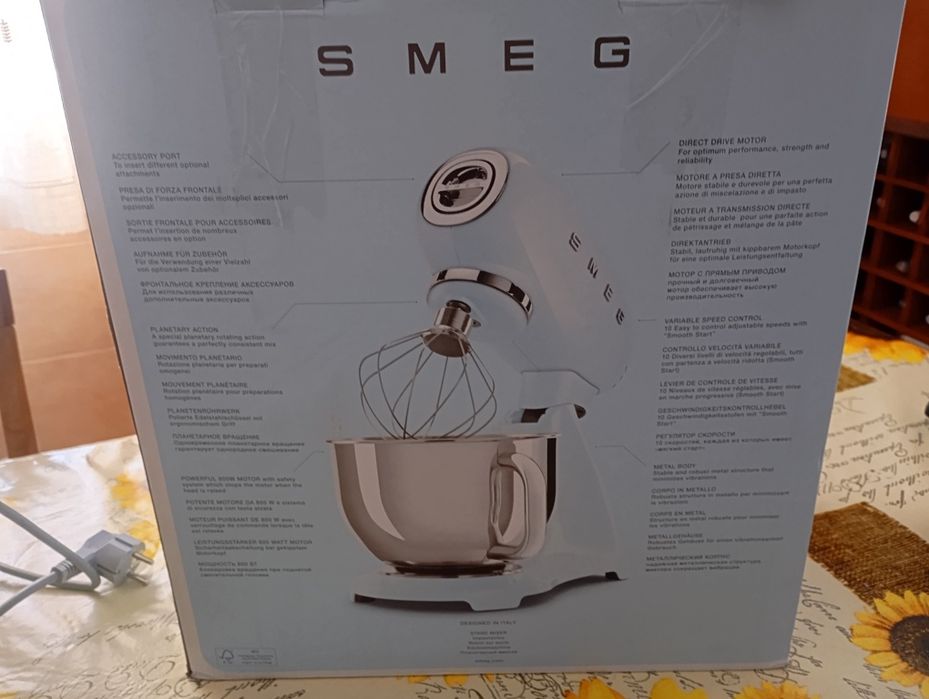 Smeg batedeira azul