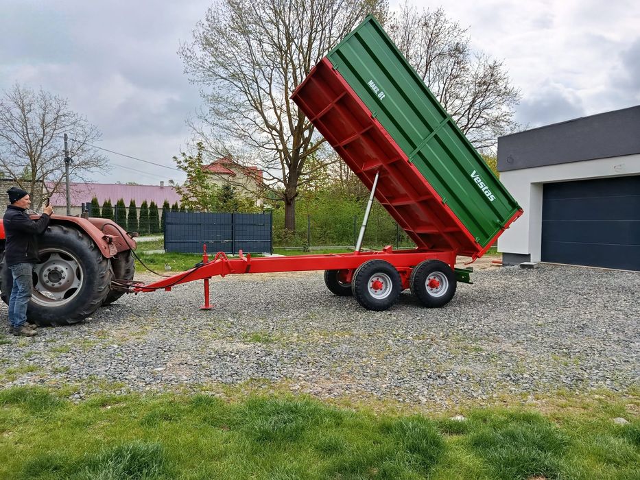 Przyczepa wywrotka, tandem 8ton, kiper
