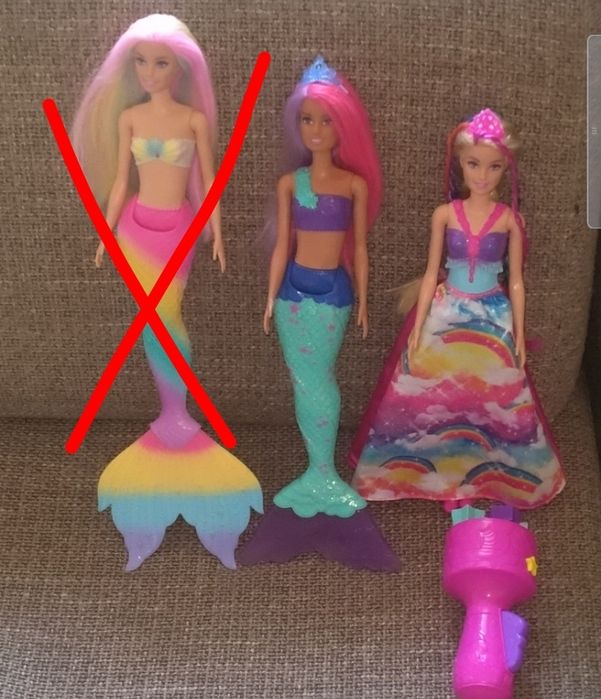 Barbie sereia e princesa