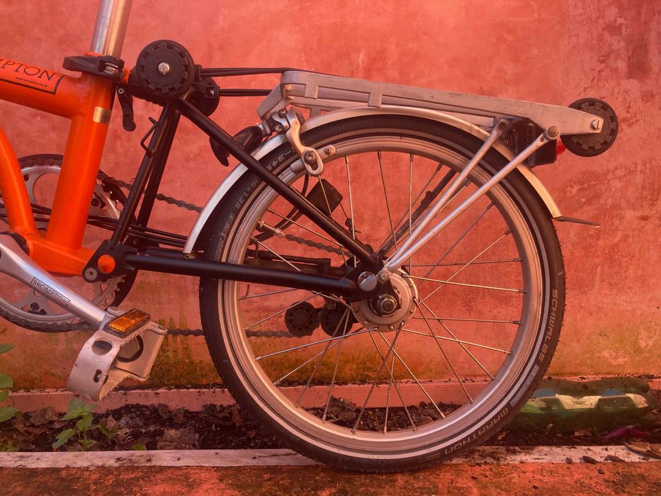 Brompton 2009 Laranja – 6 Velocidades – Revisão Completa