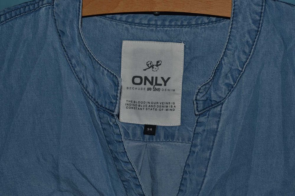Koszula bluzka jeans only XS 34 S 36 jeansowa