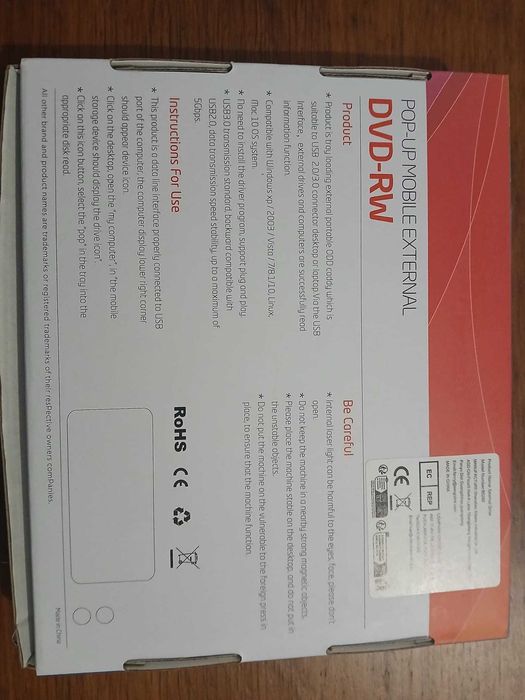 Leitor externo Super Slim Drive com interface USB 3.0