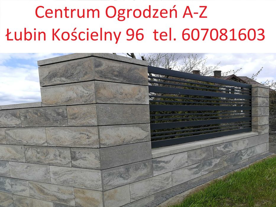 Ogrodzenia metalowe nowoczesne bramy furtki przęsła palisada CNC
