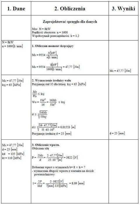 PKM, Procesy Technologiczne części maszyn