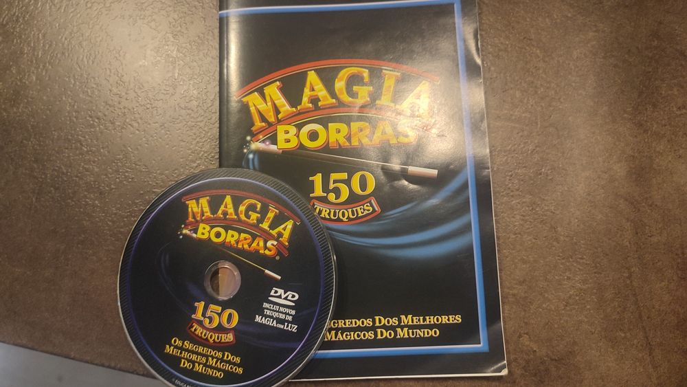 Livro e DVD Magia Borras – 150 Truques de Magia (Ofereço)