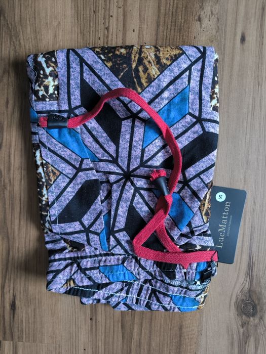 LucMatton spodnie męskie S ethnic jogger sweatpants reggae haremki baw