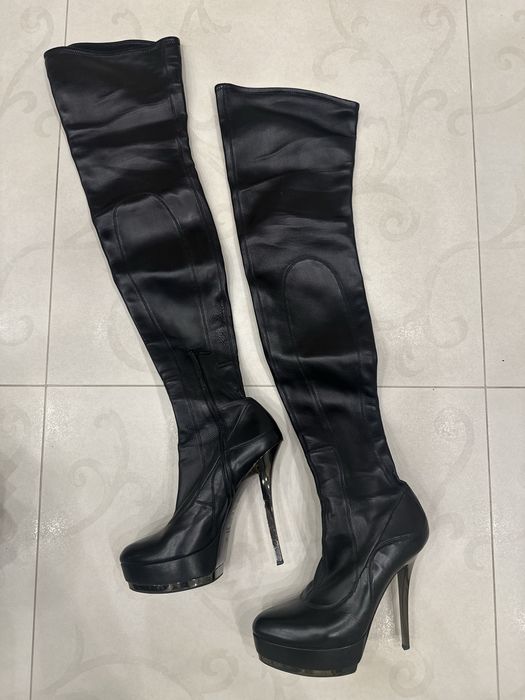 Ботфорти Gucci, розмір 39. Ботинки  Le Silla, розмір 39