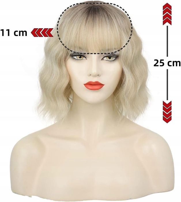 Peruka Włosy blond