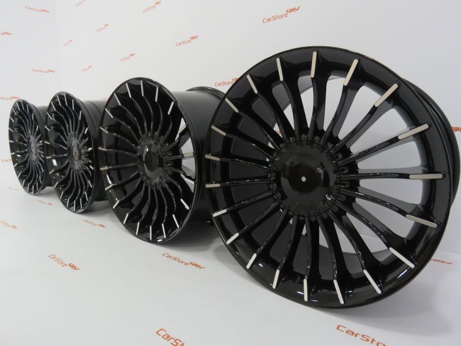 Jantes Look Bmw Alpina 18 '' 8.5+9.5 et20 5x120 Preto Brilhante