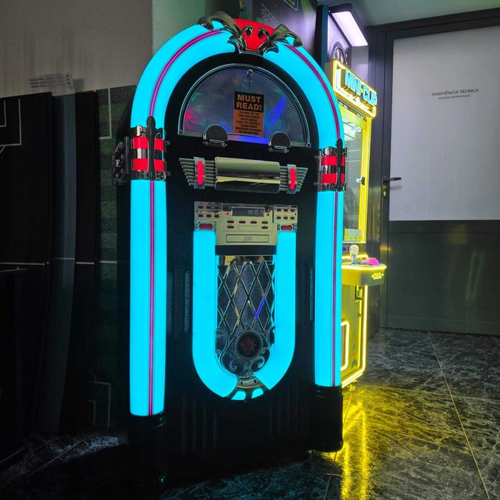 Juke Box Retro (com leitor vinil) - Novas
