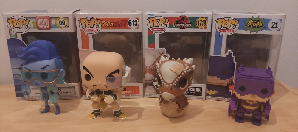 Pop Batgirl BB-9 Mercury Nappa Yesss Wonder Woman alexis rose jurassic