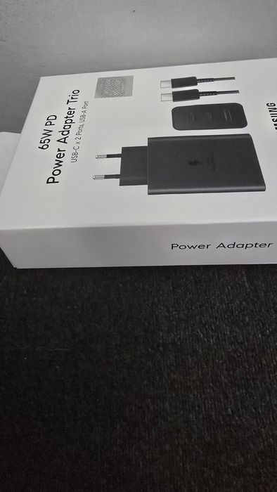 Ładowarka samsung 65w Trio plus przewod