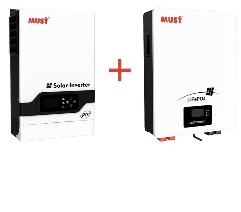 Комплект Must PV19-6048 + АКБ Must LiFePO4 LP16-48100 51.2V 100Ah