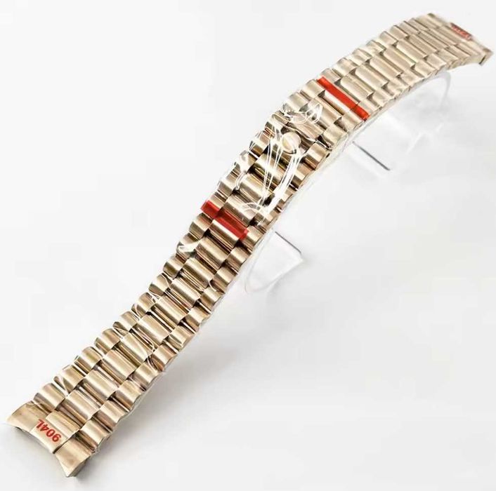 Bransoleta Do Zegarka PRESIDENT Rose Gold Styl 20mm WIELE KOLORÓW do Seiko Citizen Rolex Stal Nierdzewna