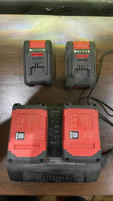 Einhell 18V 4Ah akumulatory oraz ładowarki