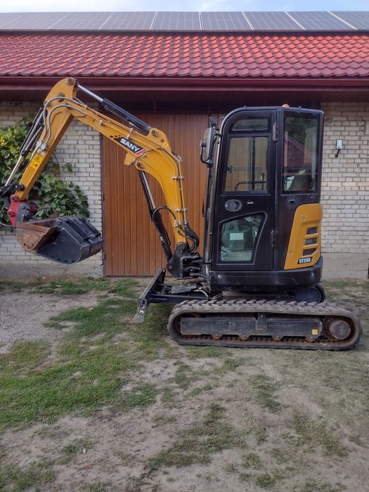 Wynajem minikoparki 3 t niska cena faktura VAT