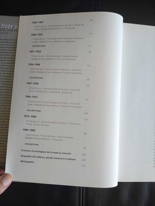 Moda - La mode au masculin - Grande livro de referência Moda Masculina