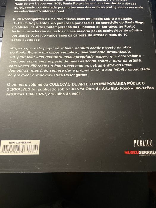 Livro compreender Paula Rego