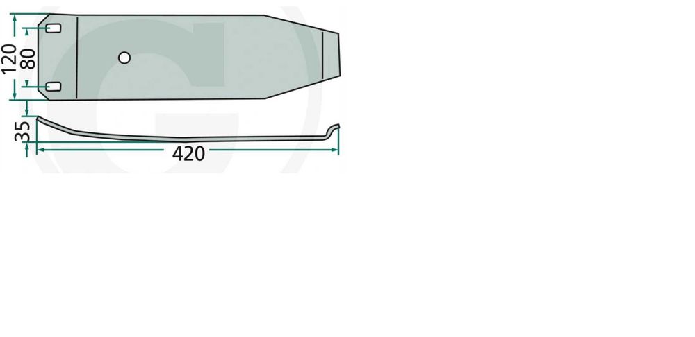 Płoza Kuhn  FC250, FC300, GR301G